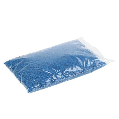 Floristik24 Decoratiekorrels donkerblauwe sierstenen 2mm - 3mm 2kg