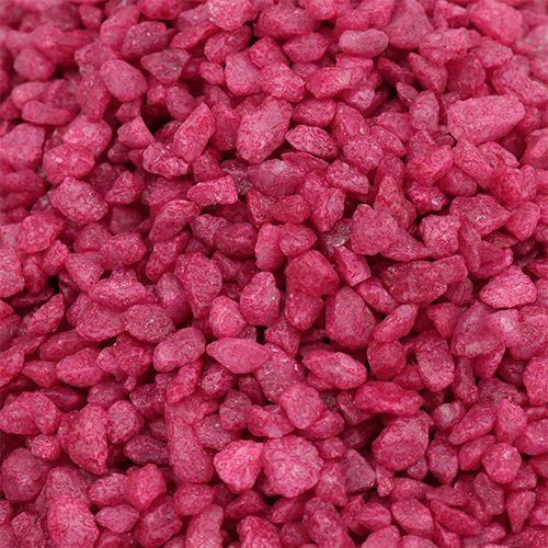 Artikel Decoratiekorrels fuchsia sierstenen 2mm - 3mm 2kg