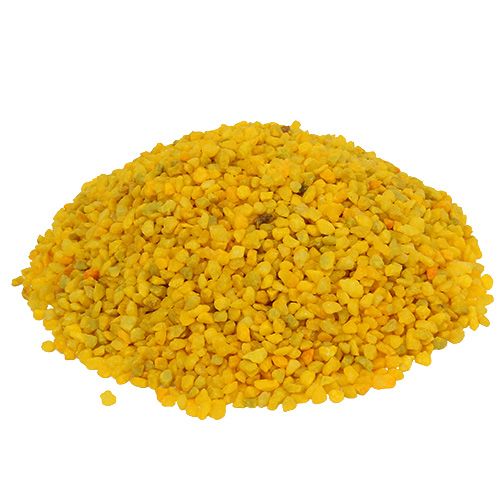 Decoratief granulaat gele sierstenen 2mm - 3mm 2kg