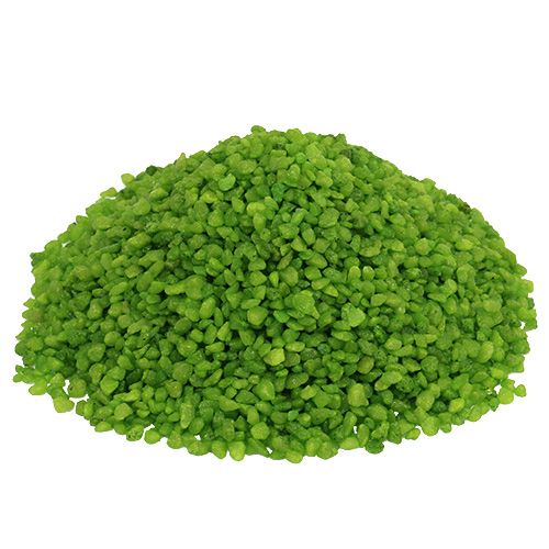 Decoratief granulaat groene sierstenen 2mm - 3mm 2kg