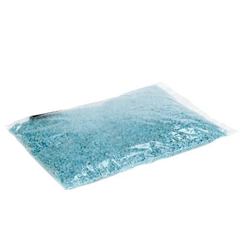 Floristik24 Decoratiekorrels lichtblauwe sierstenen 2mm - 3mm 2kg