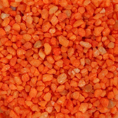 Artikel Decoratiekorrels oranje sierstenen 2mm - 3mm 2kg