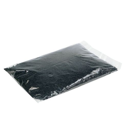 Floristik24 Decoratieve korrels zwart 2mm - 3mm 2kg