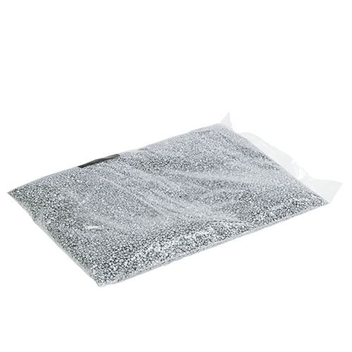 Artikel Decoratief granulaat zilver sierstenen 2mm - 3mm 2kg