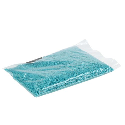 Floristik24 Decoratief granulaat turquoise sierstenen 2mm - 3mm 2kg
