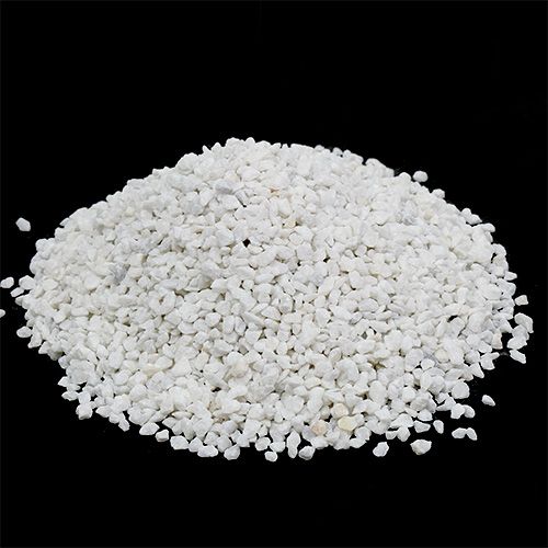 Floristik24 Decoratief granulaat witte sierstenen 2mm - 3mm 2kg