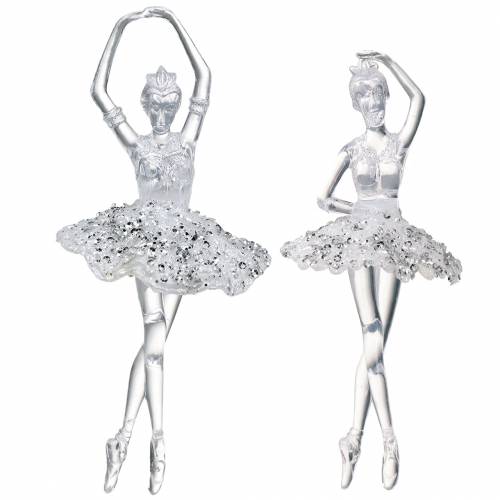 Floristik24 Deco hanger kerstboomversiering Ballerina 18cm 2st