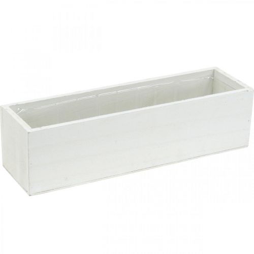 Artikel Decoratieve doos voor planten, plantenbak, plantenbak, houtdecoratie L32cm