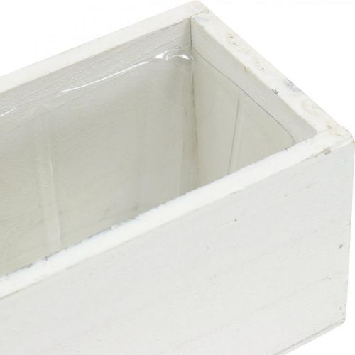 Artikel Decoratieve doos voor planten, plantenbak, plantenbak, houtdecoratie L32cm