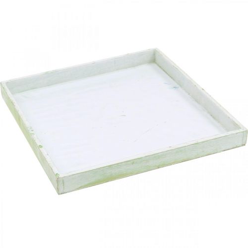 Floristik24 Plantentray, houten schaal, onderzetter 30×30cm