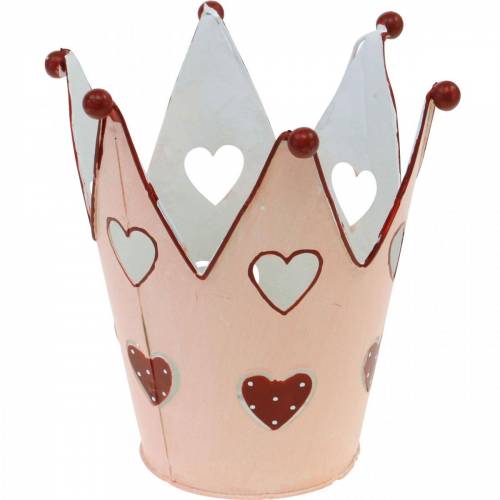 Artikel Decoratieve kroon, metalen lantaarn, plantenbak voor Valentijnsdag, metalen decoratie met een hart