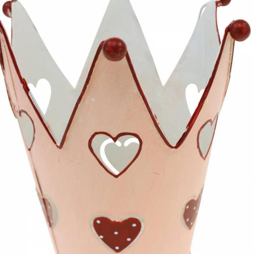 Artikel Decoratieve kroon, metalen lantaarn, plantenbak voor Valentijnsdag, metalen decoratie met een hart