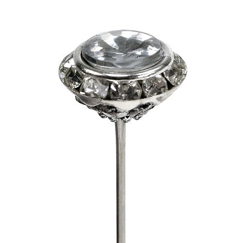 Floristik24 Decoratieve naalden diamantnaald Ø14mm L6cm 24 st