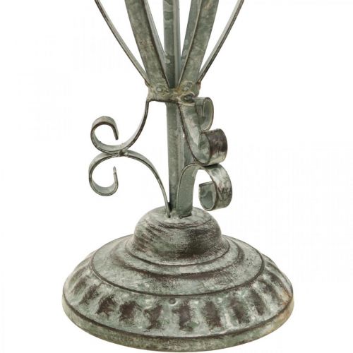 Floristik24 Kranshouder metaal antiek look, tafeldecoratie shabby chic H51cm