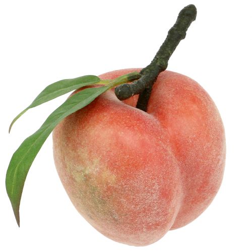 Floristik24 Deco fruit perzik roze Ø8cm L10cm 4st