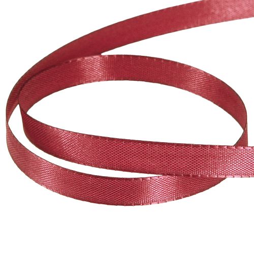 Artikel Decoratief lint smal taftlint Bordeaux 10mm 50m