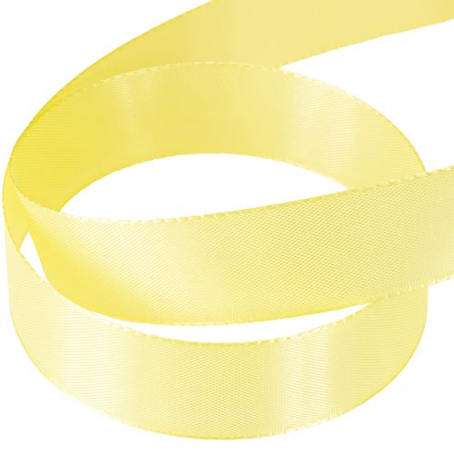 Artikel Decoratief lint taft lint cadeau lint lichtgeel 25mm 50m