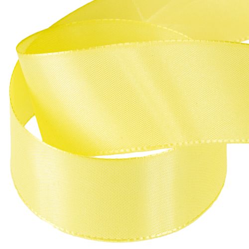 Artikel Decoratief lint taft lint cadeau lint lichtgeel 40mm 50m