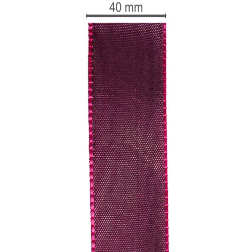 Cadeaulint, paars taftlint, elegant glanzend, 25 mm breed, 50 m lang | Floristik24.nl