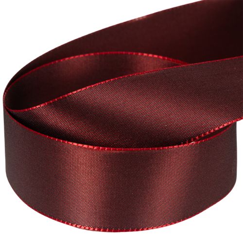 Rood decoratief lint van taft,