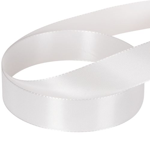 Decoratief taftlint, wit, 25
