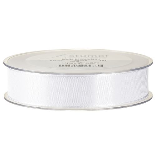 Artikel Decoratief lint wit 25mm 50m