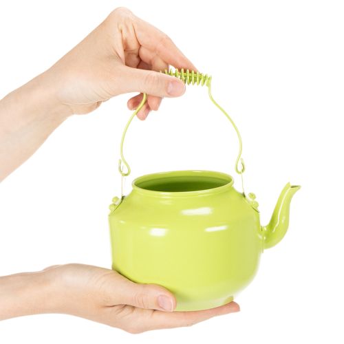 Decoratieve theepot als bloemenvaas, nostalgische retrostijl | Floristik24.nl