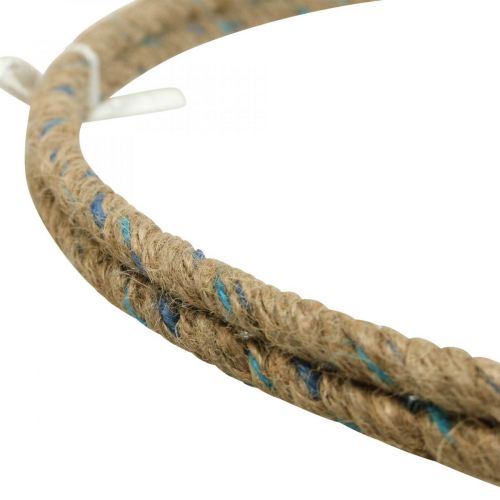 Artikel Decoratieve ring jute Scandi sierring om op te hangen Ø40cm 2 stuks