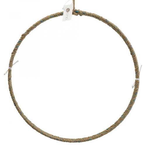 Floristik24 Decoratieve ring jute Scandi sierring om op te hangen Ø40cm 2 stuks