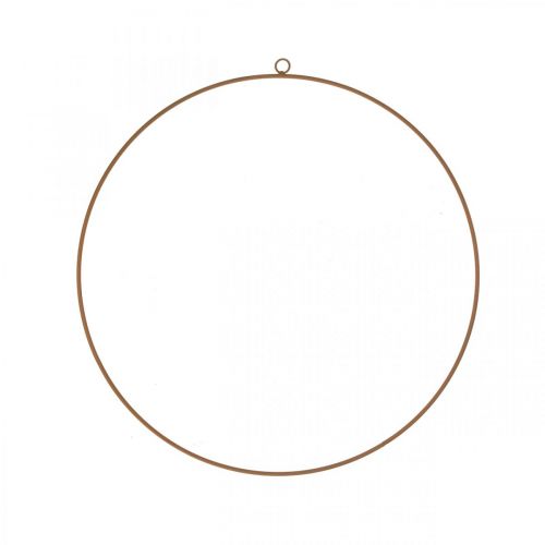 Sierring metaal, metalen ring om op te hangen, sierring patina Ø28cm 4st