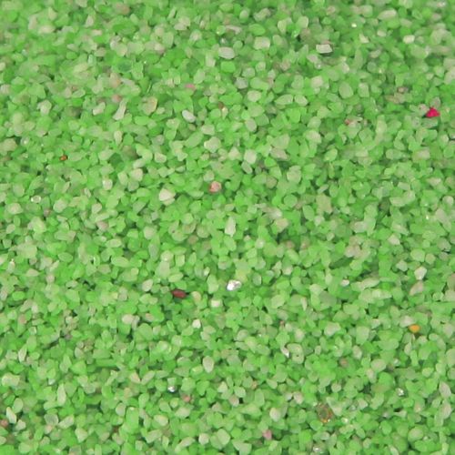 Artikel Decoratief zand groen neon zand gekleurd zand 0,5 mm neon groen 1 kg