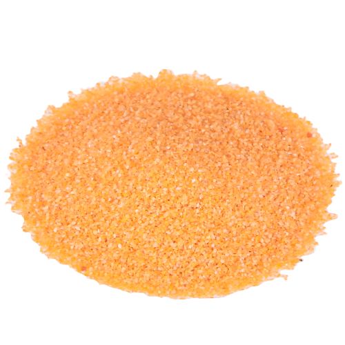 Floristik24 Decoratief zand oranje neonkleurig zand 0,5 mm 1 kg
