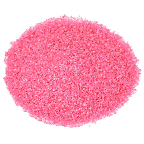 Decoratief zand roze knutselzand gekleurd zand 0,5 mm neon roze 1 kg