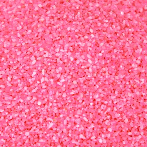 Artikel Decoratief zand roze knutselzand gekleurd zand 0,5 mm neon roze 1 kg