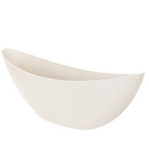 Artikel Decoratieve schaal beige 55,5 cm x 14 cm x 17,5 cm (1 stuk)