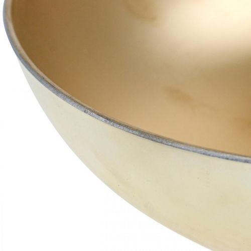 Floristik24 Sierschaal goud plantenschaal kunststof Ø30cm H9cm