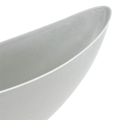 Artikel Decoratieve kom lichtgrijs 55,5cm x 14cm H17,5cm 1 stuk