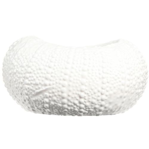 Artikel Decoratieve schaal keramiek maritiem ovaal in wit 19x15x8,5cm