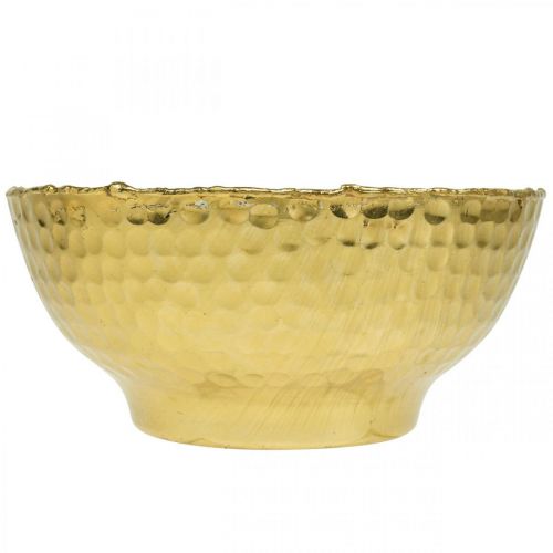 Floristik24 Sierschaal metaal Vintage schaal goud Metalen schaal Ø16cm