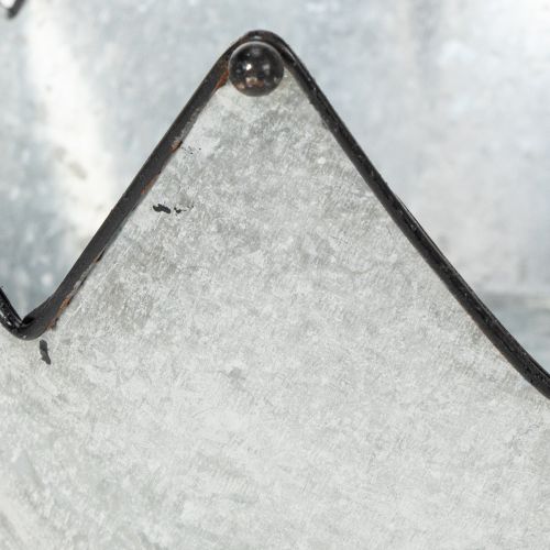 Artikel Decoratieve schaal, metalen schaal met kroon Ø26,5/22,5/19 cm, set van 3