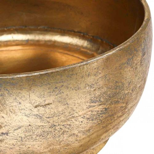 Floristik24 Sierschaal metaal goud antiek look Ø23,5/33/43cm set van 3