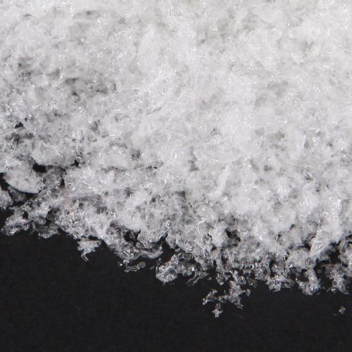 Artikel Decoratieve sneeuw fijne sneeuwwitte maïs 100% biologische basis 4l