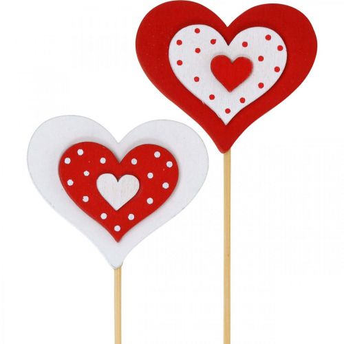 Artikel Decoratief plughart, huwelijksdecoratie, bloemdecoratie voor Valentijnsdag, hartdecoratie 18 stuks