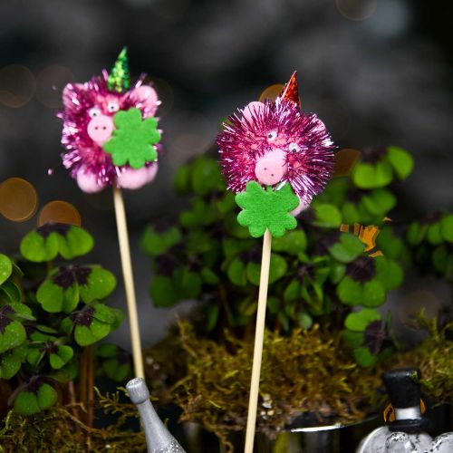 Floristik24 Sierplug geluksvarken 8st