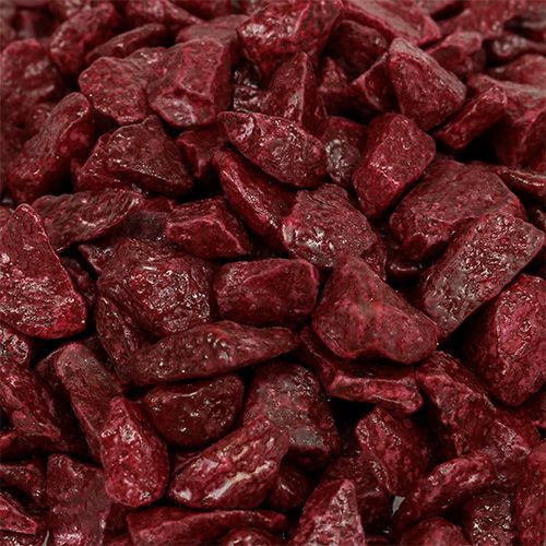 Floristik24 Decoratiestenen 9mm - 13mm 2kg Bordeaux