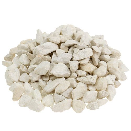 Floristik24 Decoratiestenen 9mm - 13mm 2kg crème