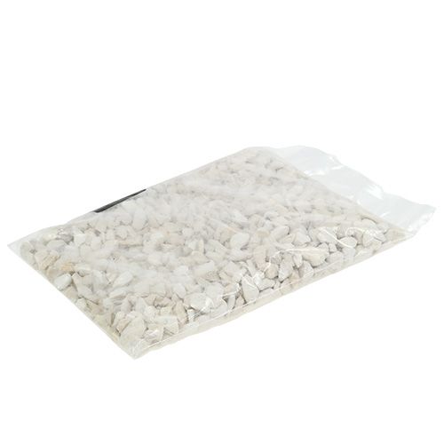 Floristik24 Decoratiestenen 9mm - 13mm 2kg crème