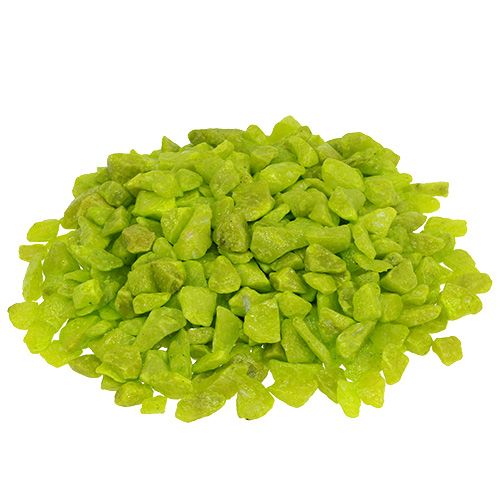 Artikel Decoratiestenen 9mm - 13mm appelgroen 2kg