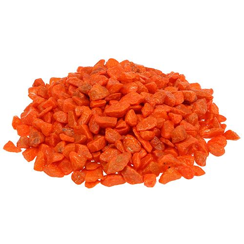 Floristik24 Sierstenen 9mm - 13mm oranje 2kg