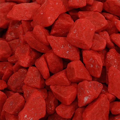 Floristik24 Sierstenen 9mm - 13mm rood 2kg